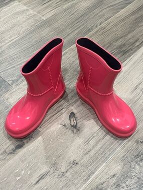 New Toddler UGG Rahjee No Cut Out Waterproof Rain Boots PVC Rubber Jersey Kids